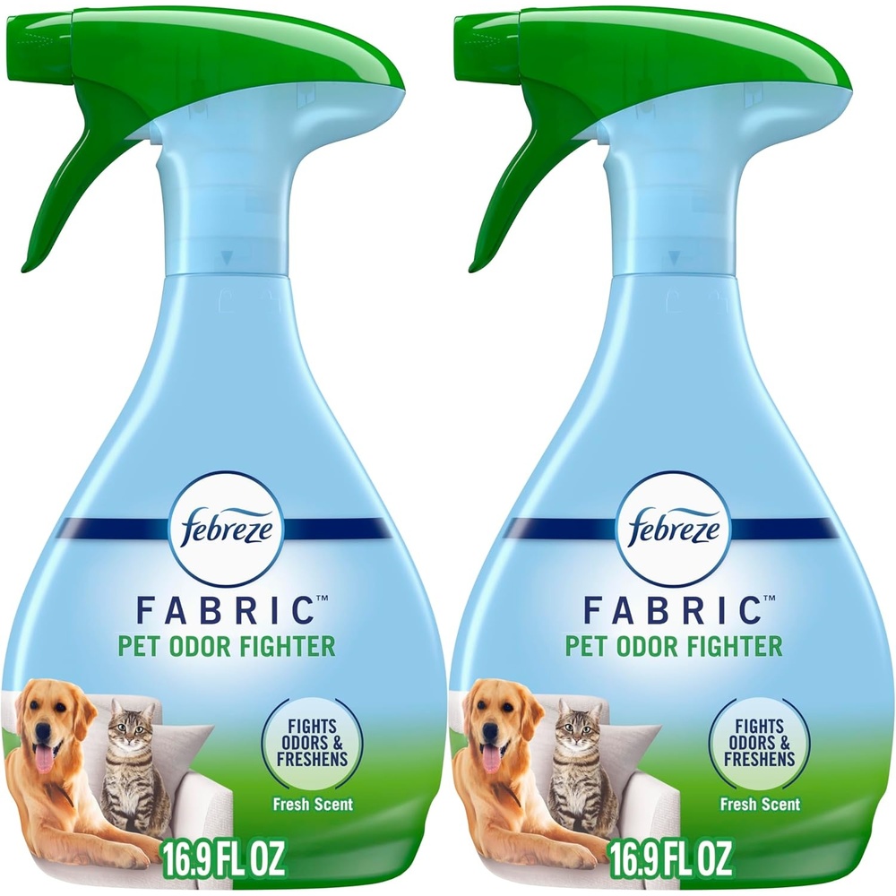image:imageFebreze Fabric Spray Air Freshener OdorFighting Fabric Refresher Sneaker Balls Alternative Couch Cleaner Linen Spray MultiUse Extra Strength Scent 236 fl oz Pack of 2Pet Fresh