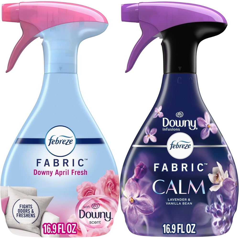 image:imageFebreze Touch Fabric Spray Air Freshener OdorFighting Fabric Refresher Couch and Linen Spray Sneaker Balls Alternative Ocean and Mountain Scent Multicolor 169oz 2ctDowny April Fresh Downy Calm