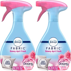 Febreze Fabric Spray Air Freshener, Odor-Fighting Fabric Refresher, Sneaker Balls Alternative, Couch Cleaner, Linen Spray, Multi-Use, Extra Strength Scent, 23.6 fl oz (Pack of 2)(Downy April Fresh)